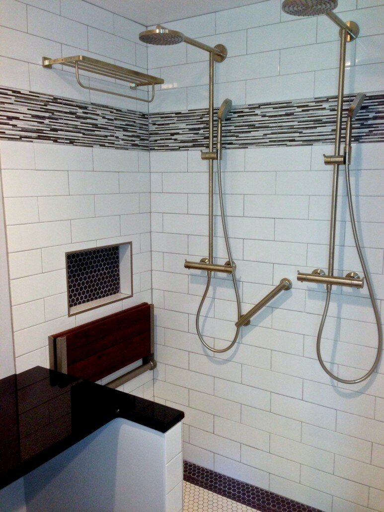 Rockville Two Showers Remodel Rockville Two Showers Remodel