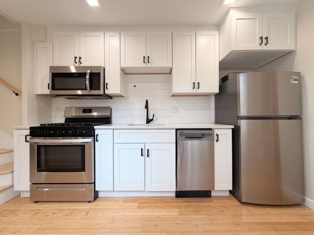 Kitchen in the Baltimore remodeling project by Surdus Remodeling