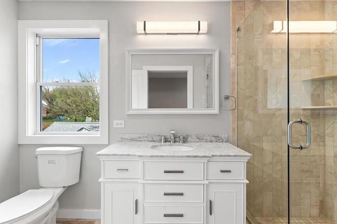 Mount Rainier Bathroom Vanity – Left View