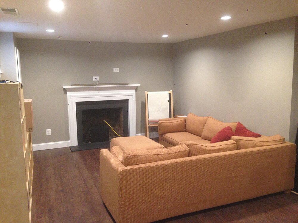 Surdus Basement Remodeling Living Area